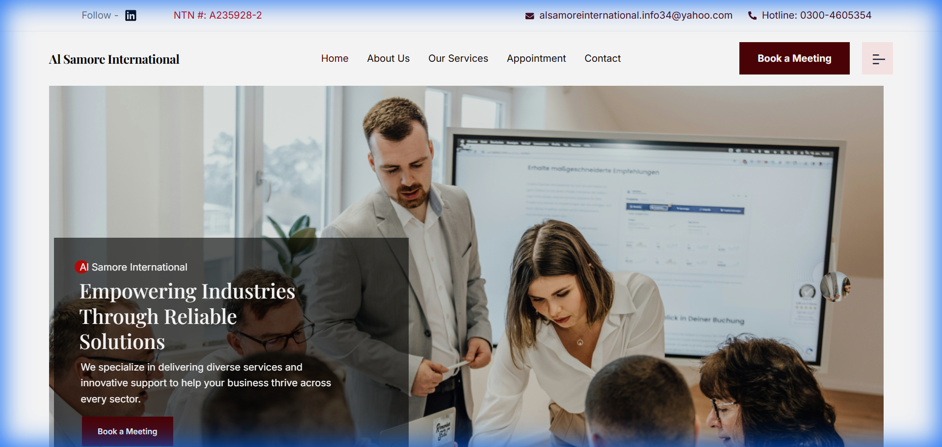 Alsamore International - Corporate Website